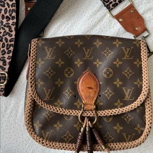 Vintage Louis Vuitton boho braided crossbody